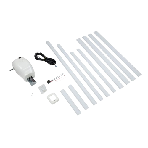 Manual Crank Style To Power Awning Conversion Kit, White  Solera 