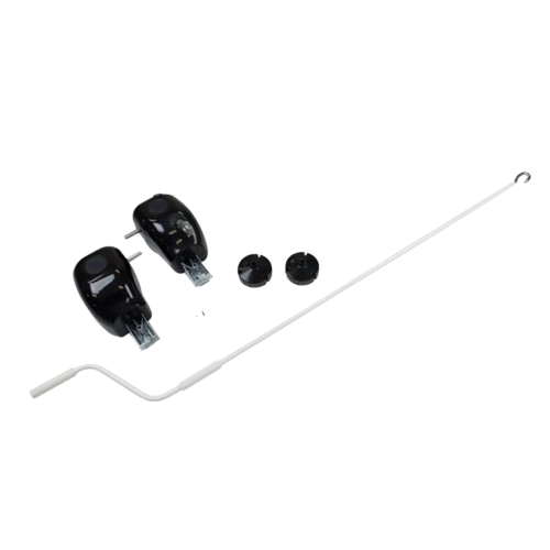 Solera Pull Style Manual to Crank Style Manual Awning Upgrade Kit, Black