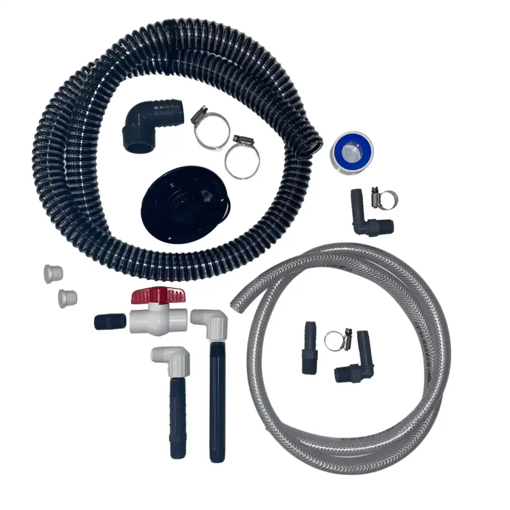 Kit de raccords pour eau douce (compatible avec nos réservoirs de passage de roue et nos réservoirs encastrés)