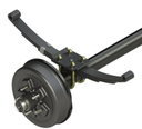 RV Brake Hub Assembly - 8 on 6.5"; 5/8" Stud; 8,000 lbs. (Oil)