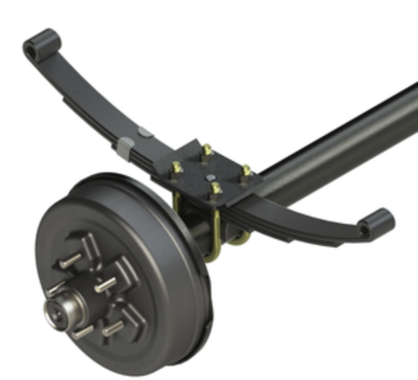 RV Brake Hub Assembly - 8 on 6.5"; 9/16" Stud; 8,000 lbs. (Oil)