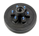 10" Brake Drum Hub with Bearing Kit - 6 on 5-1/2", 1/2" Studs, 4,400-lb. Axles