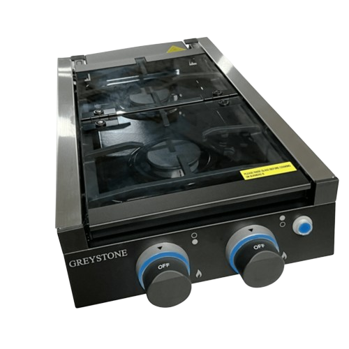 Greystone Premium Double Burner LP Gas Cooktop