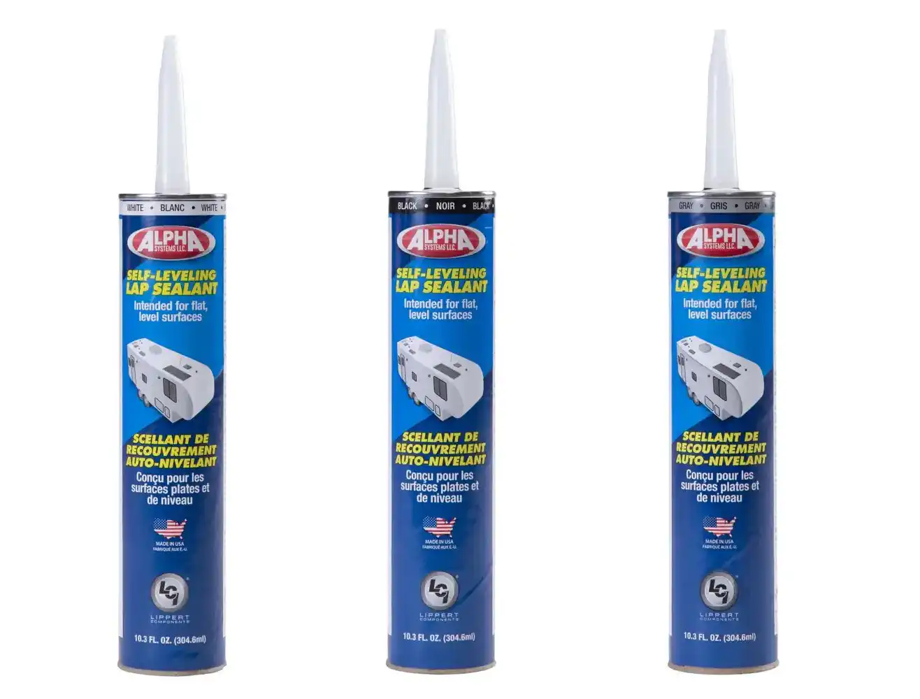 1021 Low VOC Self-Leveling Lap Sealant - (10.3 Oz. Tube