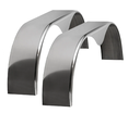 Aluminum Smooth Teardrop Tandem Trailer Fender 9" x 72" x 20"