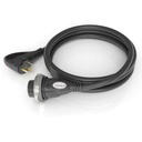 25ft 30A 125V RV Fault Smart Cordset, L5-30R + TT-30P (black)