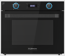 CHEF COLLECTION RV BUILT-IN GAS OVEN WITH LED KNOBS AND DIGITAL DISPLAY/2 CU.FT./MIDNIGHT GLASS