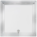 Square RV Baggage Door White Centered 24" X 24"