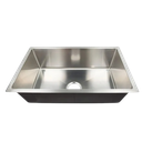 Single Square Sink; 27" x 16" x 7" (Stainless Steel)