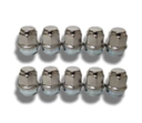 ToughGrade 1/2 Chrome Lug Nut 3/4 Head 10 Pack