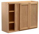 Camper Comfort (Ready-to-Assemble) Raw Maple 42"Wx30"Hx12"D Blind Corner Wall Cabinet