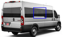 VWD Ram ProMaster Van Window 2014+ Passenger Side Middle (159"/159" EXT WB) - DTRAM005-T010256