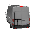 Spare tire support - Left door - Transit