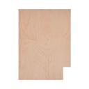 RV Base Cabinet Left & Right Side End Panel | Unfinished Maple