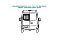 Sliding window - Driver Side Rear - MERCEDES SPRINTER 2019+