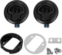 Slam Latch - Black Metal Marie Grade - 2''