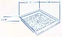#45 Kit Companion RV fiberglass shower pan