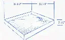 #49 Vacationeer RV fiberglass shower pan