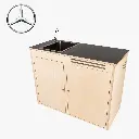 Kitchen Galley Kit for Sprinter Van - 