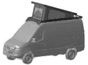 Sprinter Carbon Fiber Roof-Top Tent System
