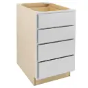 RV 4 Drawer Base Cabinet | Pure White 